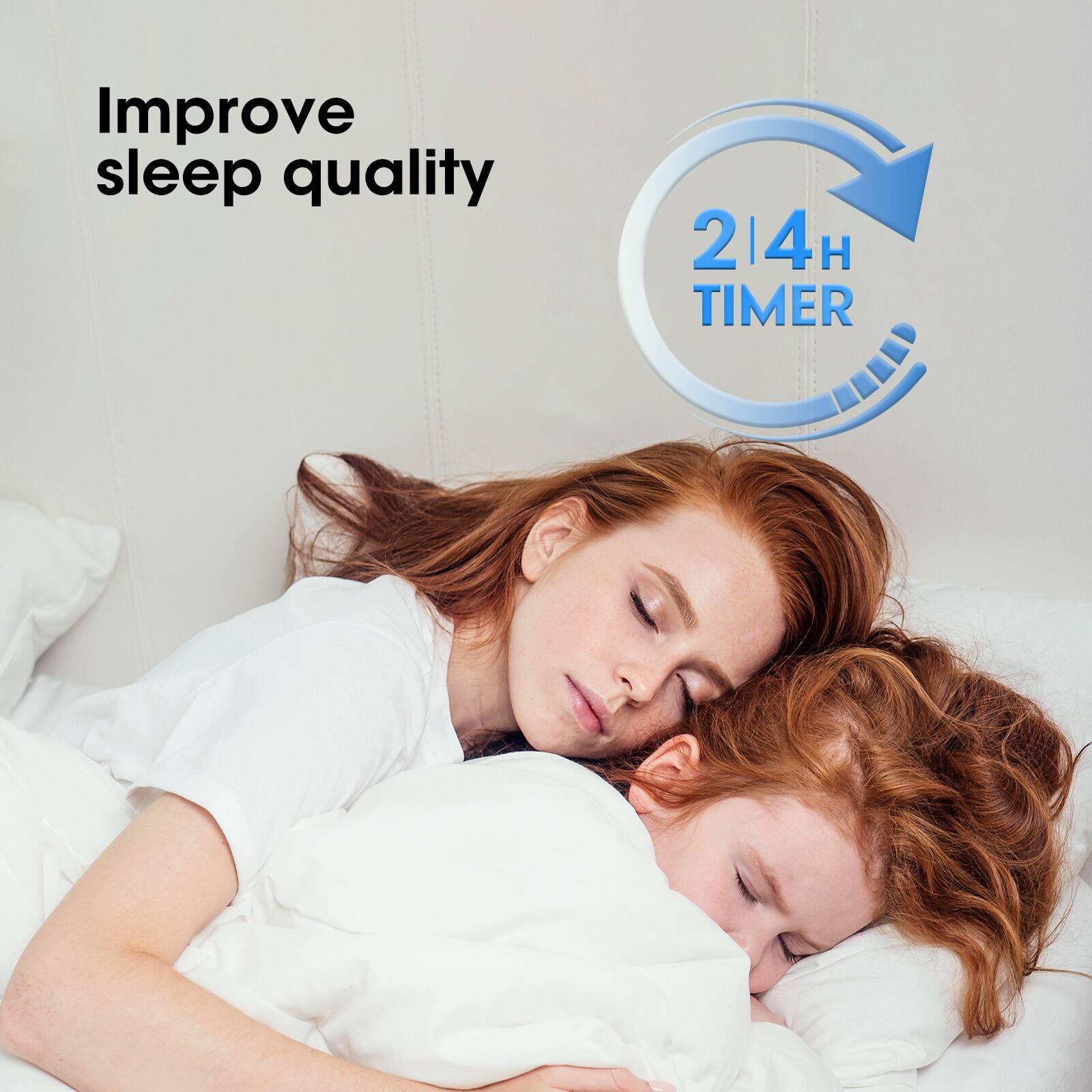 Improve sleep quality

24h TIMER