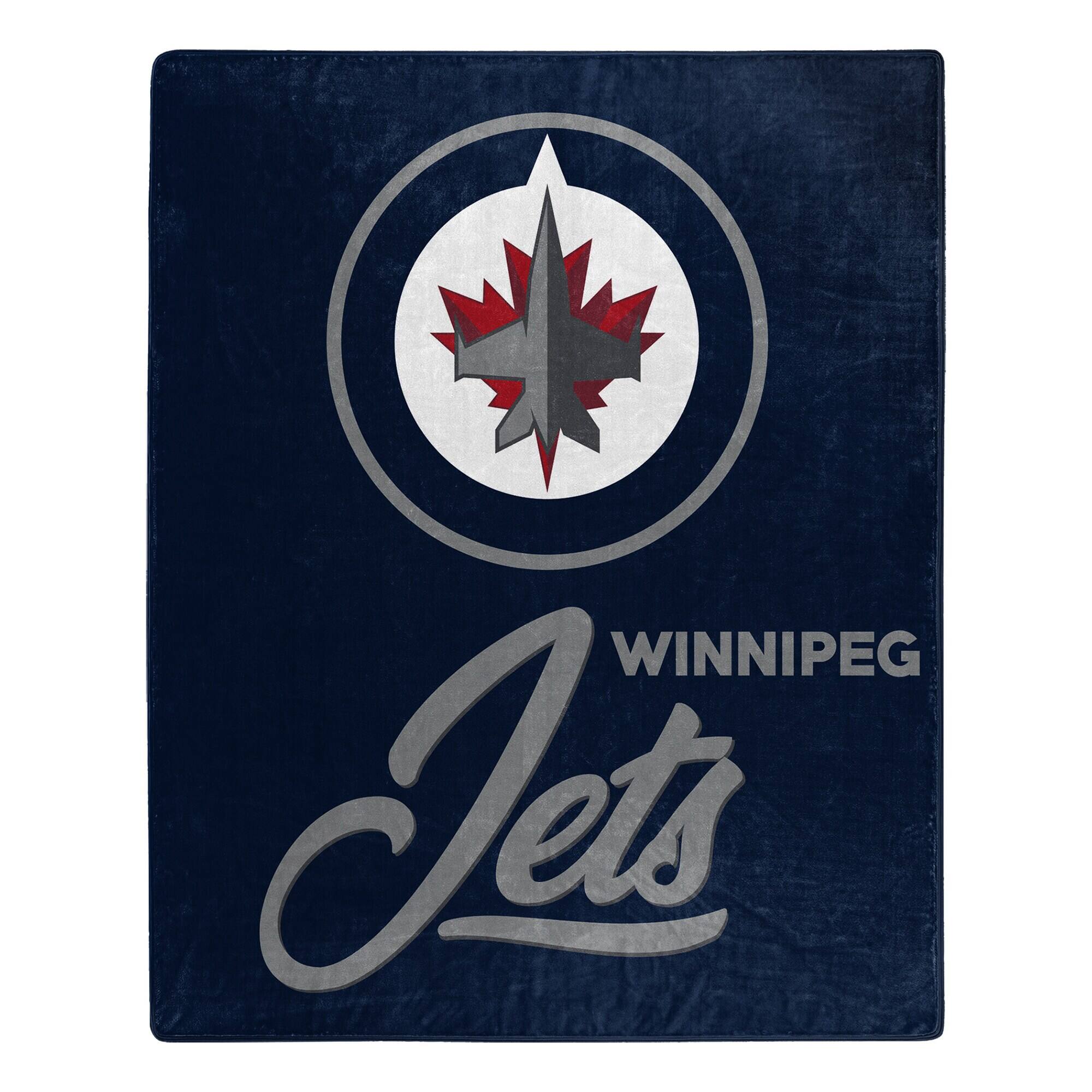 Northwest - Winnipeg Jets 50" x 60" Signature Raschel Plush Throw Blanket - Multicolor