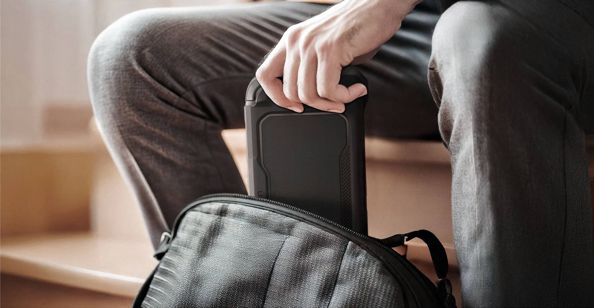 Alt View 5. Spigen - Rugged Armor Case for Nintendo Switch 2 - Black.