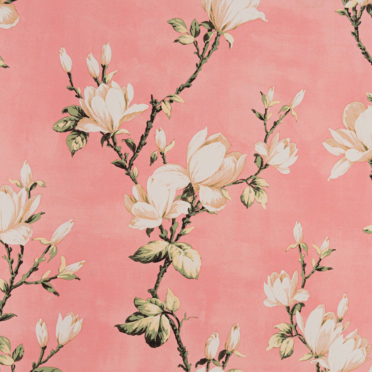 Alt View 2. Olivia Gray - Olivia Gray 100% Polyester 200 GSM Blossom Printed Blackout Grommet Curtain Panel 54" x 90" Blush - Blush.