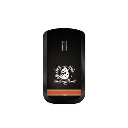 Front. Keyscaper - Anaheim Ducks Stripe Wireless Mouse - Multicolor.