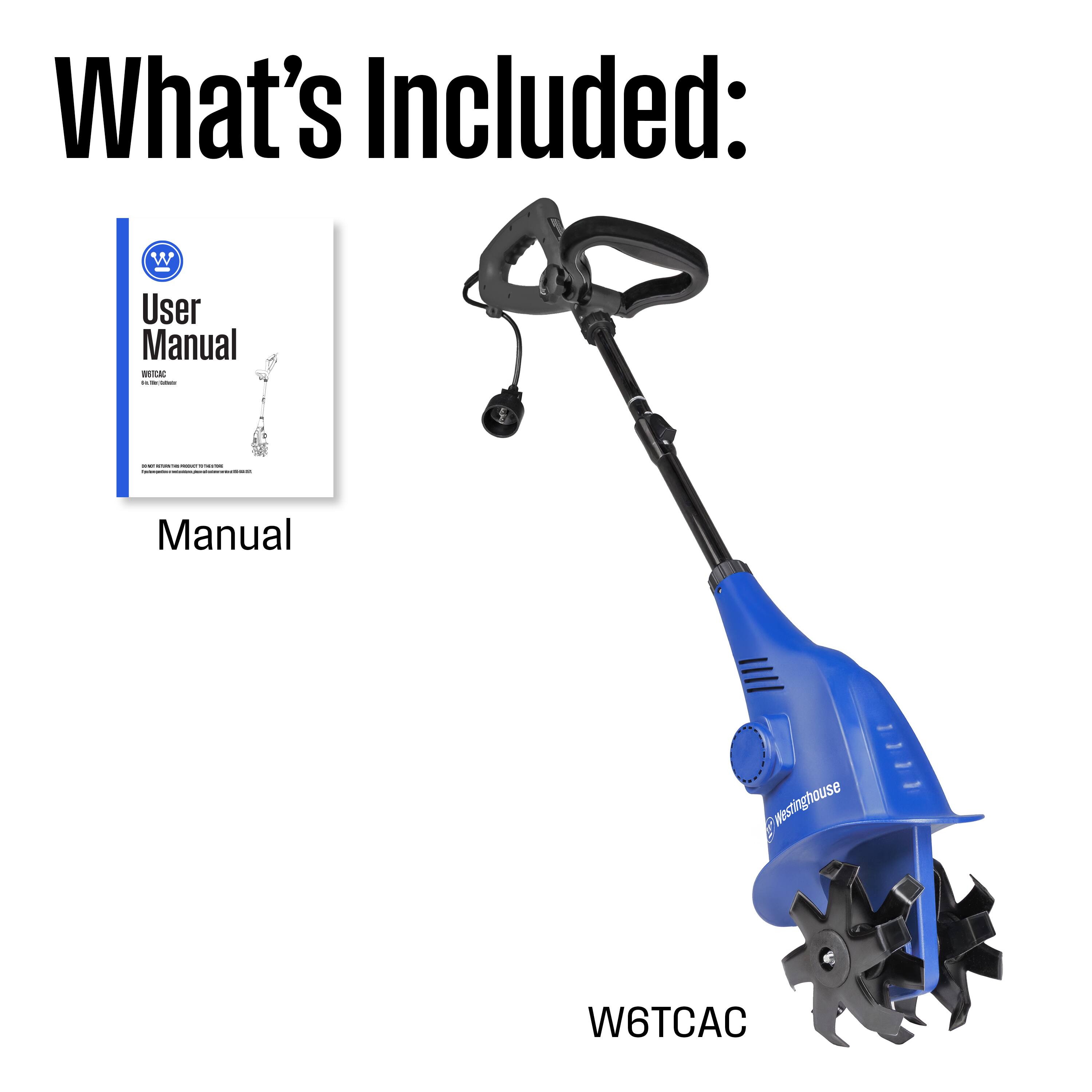 What's Included:  
- User Manual  
- Manual Westinghouse W6TCAC
