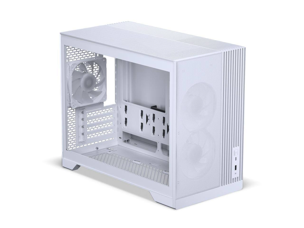 Alt View 1. Phanteks - Phanteks XT M3, Compact Micro-ATX Chassis, Mesh Airflow, Tempered Glass, 3x 120mm D-RGB Fans, White - White.
