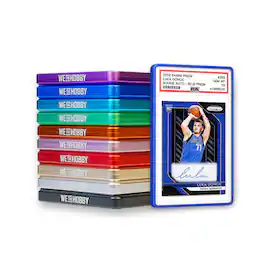 WeTheHobby Aluminum SHARKTOOTH Graded Card Case for PSA 35PT - Blue - Blue