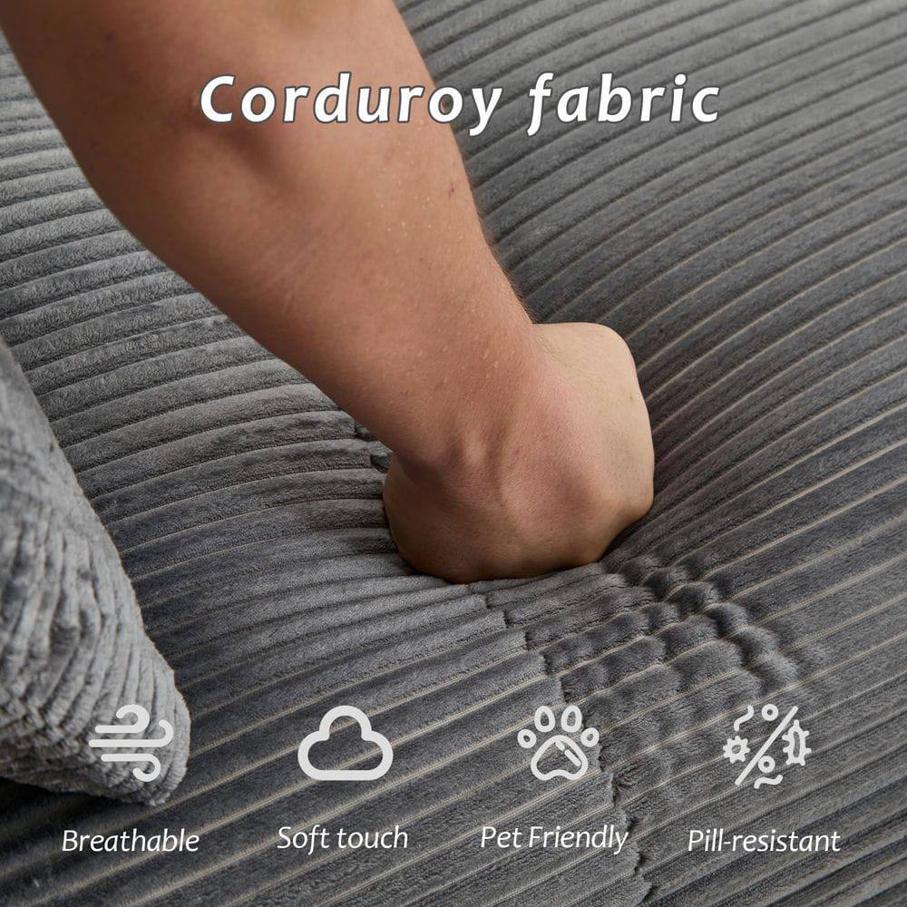 Corduroy fabric  
Breathable  
Soft touch  
Pet Friendly  
Pill-resistant