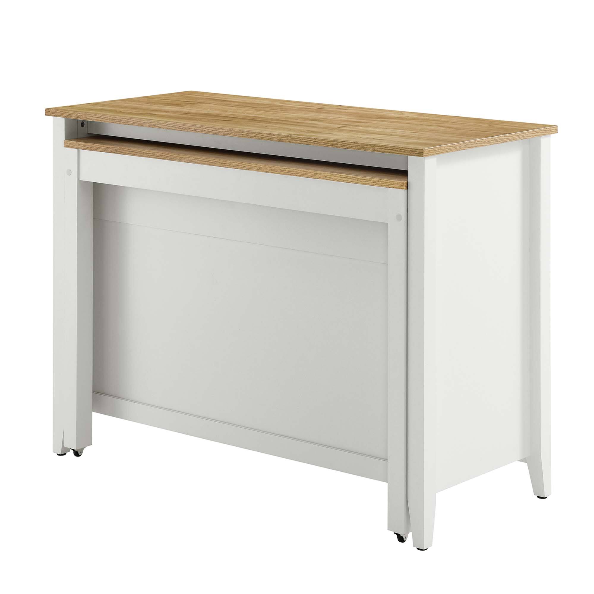 Alt View 6. Modway - Garland Kitchen Island by Modway - Oak White.