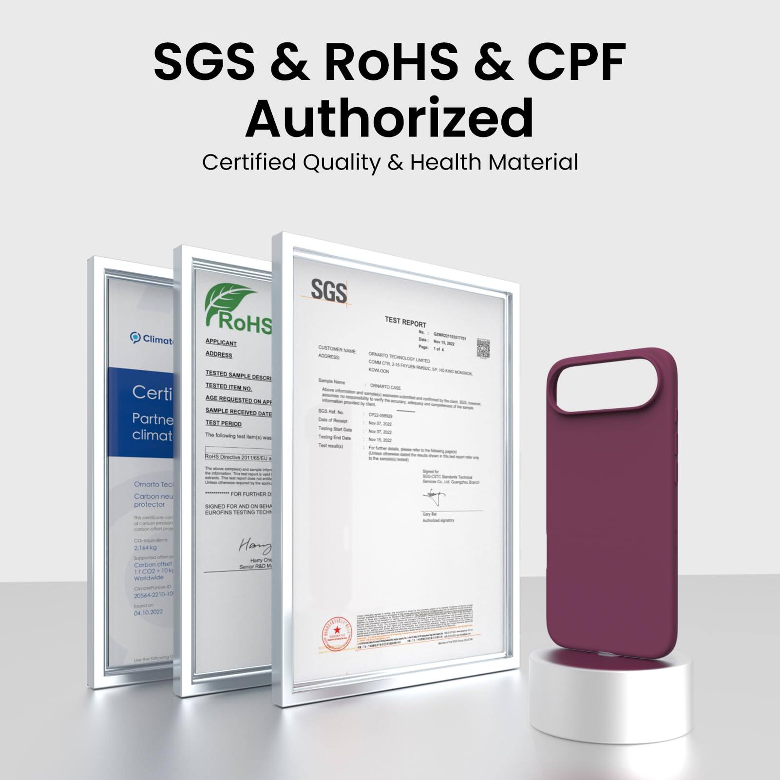 SGS & RoHS & CPF Authorized  
Certified Quality & Health Material  

Climat  
Certified Partner  

RoHS  
Certified Partner  

SGS  
TEST REPORT  

APPLICANT  
ADDRESS  

TESTED ITEM NO  
TESTED SAMPLE DESCRIPTION  

AGE REQUESTED ON  
SAMPLE RECEIVED DATE  

TEST PERIOD  

The following - - - ford Dvectve  
SGS CUTOMEA - ADGRESS Bus - - - "winy - - Twig te - -a - TEST REPORT - - ~ - one - a - a - Omarto Tect Carbon n protector FOR FURTUER - SGNES AND ON EM an PESTING 1 - ... 2144 . - cati cme T0OM - achehein Horg ary EN -o - 20544-2210 3  102022  

Climat  
Carbon neu  
protector  

The following test results are based on the samples received and tested.  
The results are valid for the samples tested only.  

SGS  
TEST REPORT  

APPLICANT  
ADDRESS  

TESTED ITEM NO  
TESTED SAMPLE DESCRIPTION  

AGE REQUESTED ON  
SAMPLE RECEIVED DATE  

TEST PERIOD