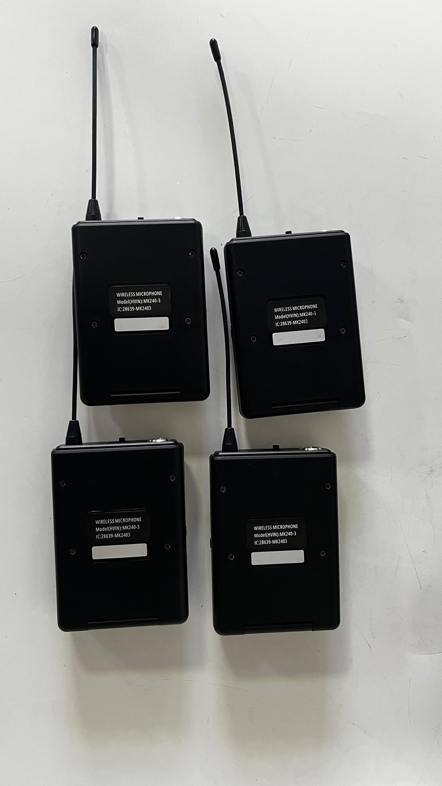 WIRELESS MICROPHONE  
Model(HVIN): MK240-3  
KC: 28639-MK2403  

WIRELESS MICROPHONE  
Model(MVIN): MK240-3  
K: 28639-MA2403  

WIRELESS MICROPHONE  
Model(HVIN): MK240-3  
IC: 28639-MK2403  

WIRELESS MICROPHONE  
Model(MVIN): MX240-J  
IC: 28639-MX2403