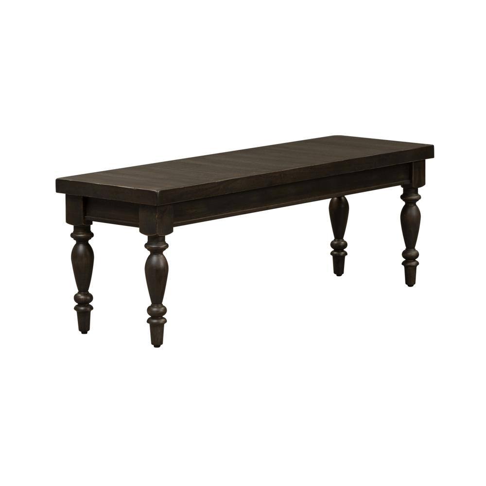 Back. Liberty Furniture Industries - Harvest Home Backless Bench (RTA) in Chalkboard - Black.