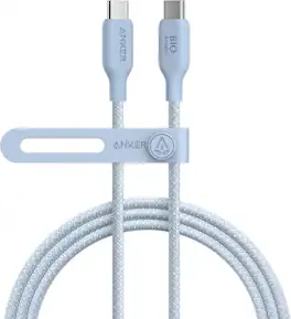 Anker - USB C Cable - Ice Lake Blue