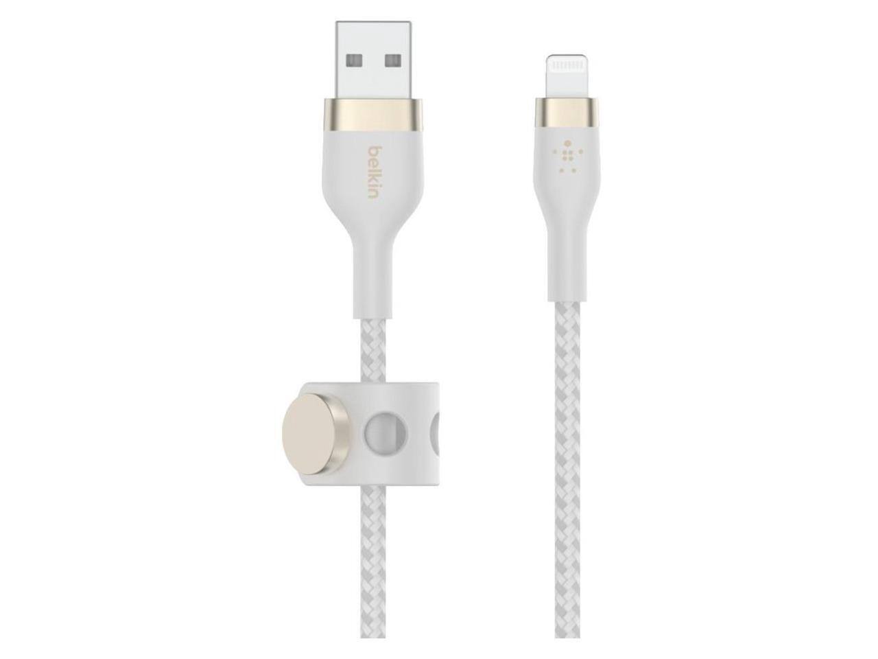 Alt View 3. Belkin - BELKIN CAA010BT3MBK Black Lightning Cables - 9.84ft..