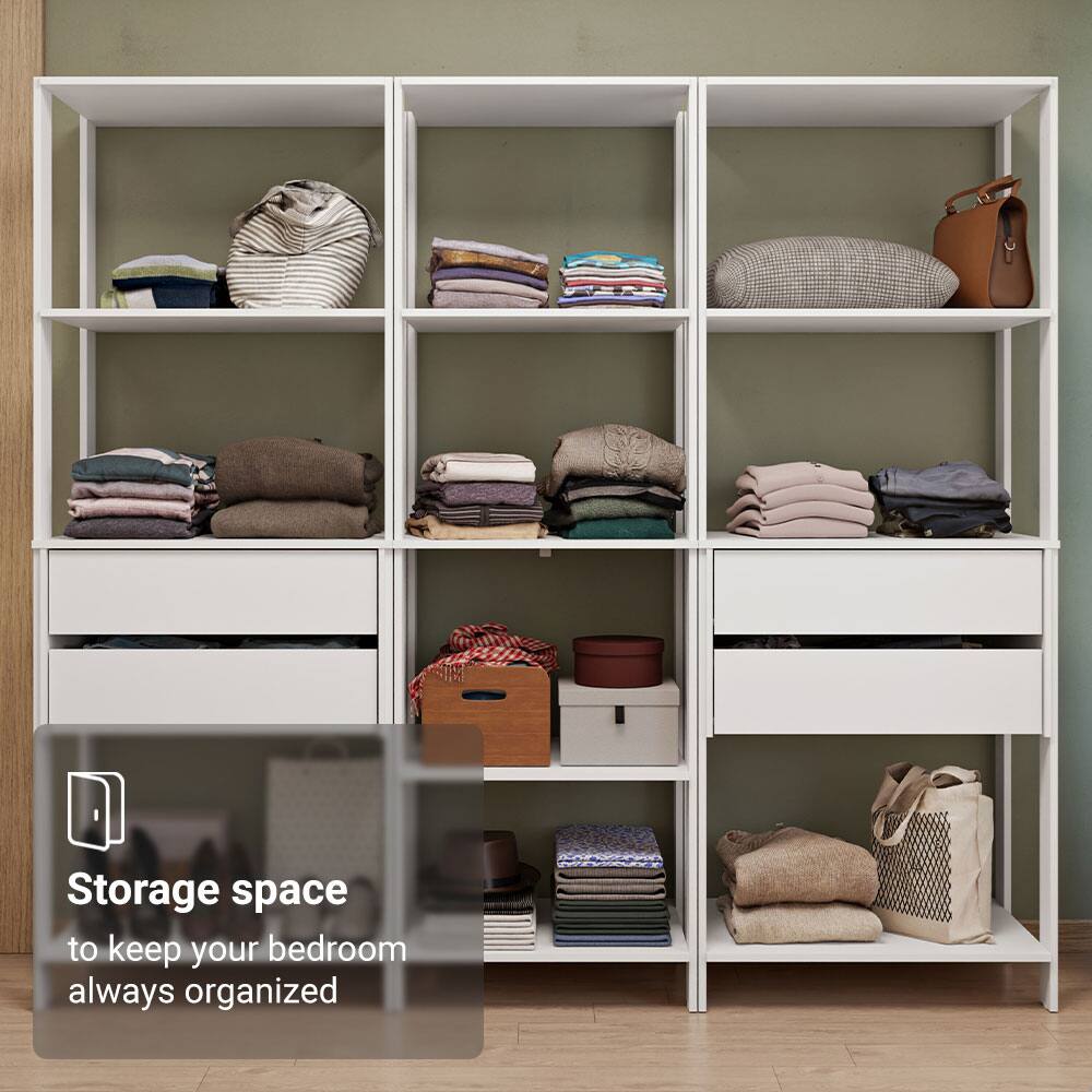 Storage space to keep your bedroom always organized