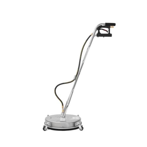 Alt View 3. Dapper Supply - Dapper Supply 24 in Stainless Steel Surface Cleaner with Wheels and Handles for Driveways, Patios & Decks - Silver.