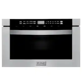 ZLINE - 24" 1.2 cu. ft. Built-in Microwave Drawer in Stainless Steel - Silver