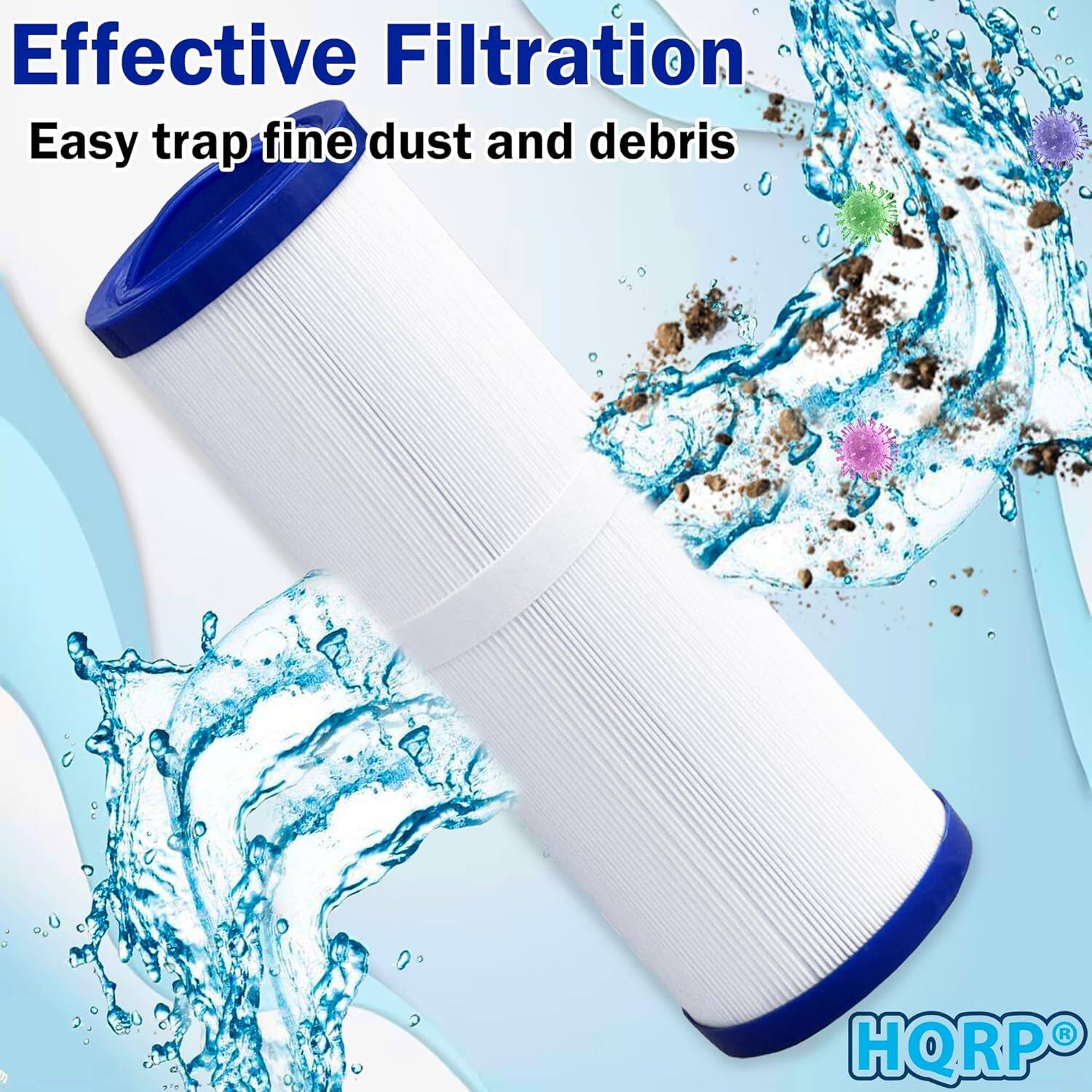 Effective Filtration  
Easy trap fine dust and debris  

HQRP