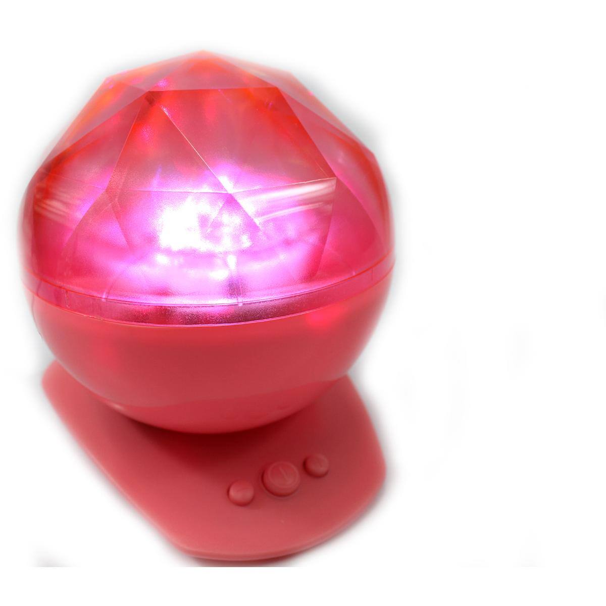 Left. JuzToys - Night Light for Kids, Color Changing LED Lights, Light Projector LED Lamp for Bedrooms and Offices Red - Red.