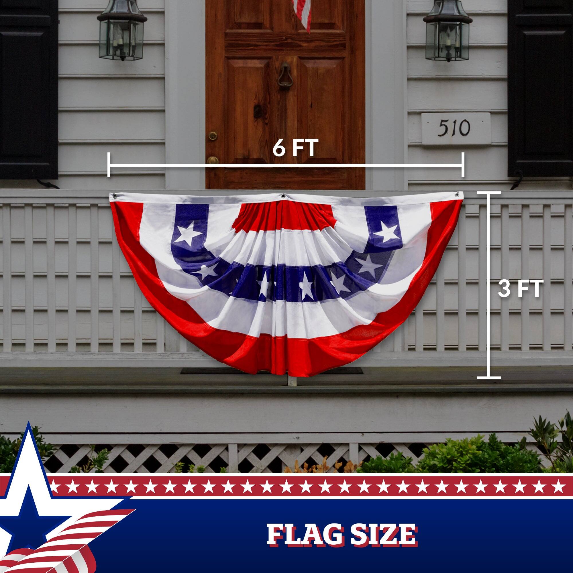 6 FT 510 3 FT FLAG SIZE
