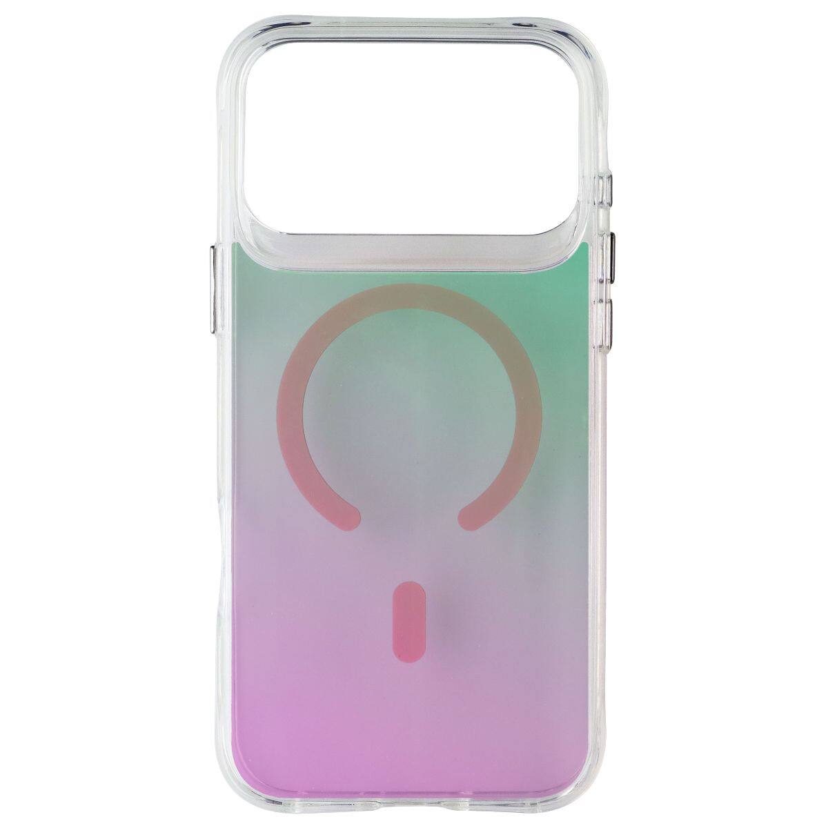 Back. Prodigee - Glow Series Case for MagSafe for Apple iPhone 17 Pro Max - Iridescent - Iridescent.