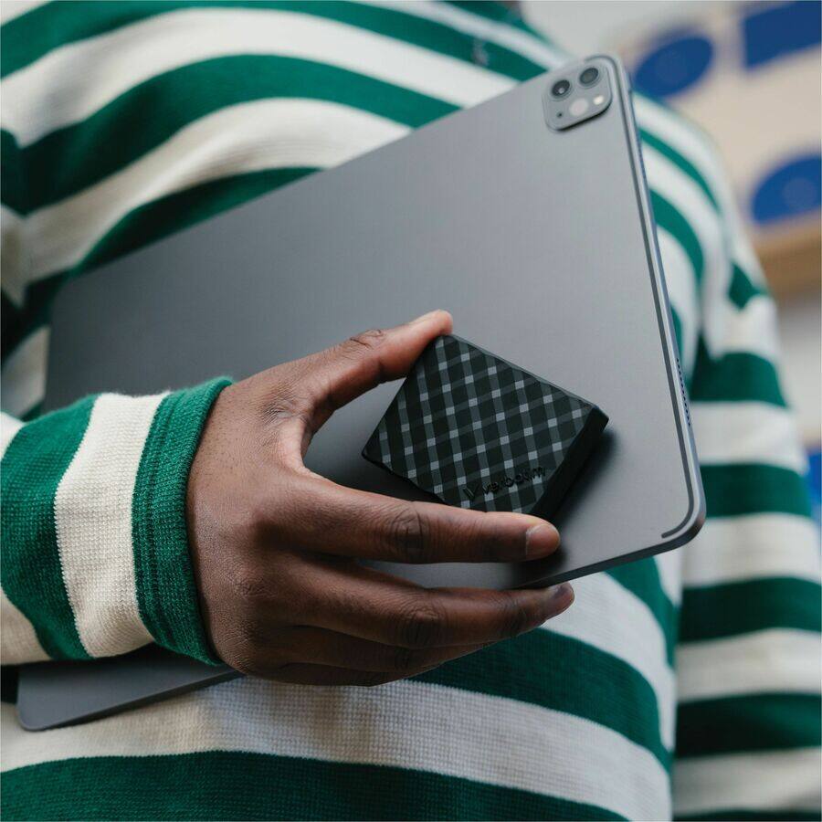 Alt View 2. Verbatim - Verbatim Store 'n' Go Mini Diamond 512 GB Portable Solid State Drive - Mini PCI Express External - Diamond Black - USB - Diamond Black.