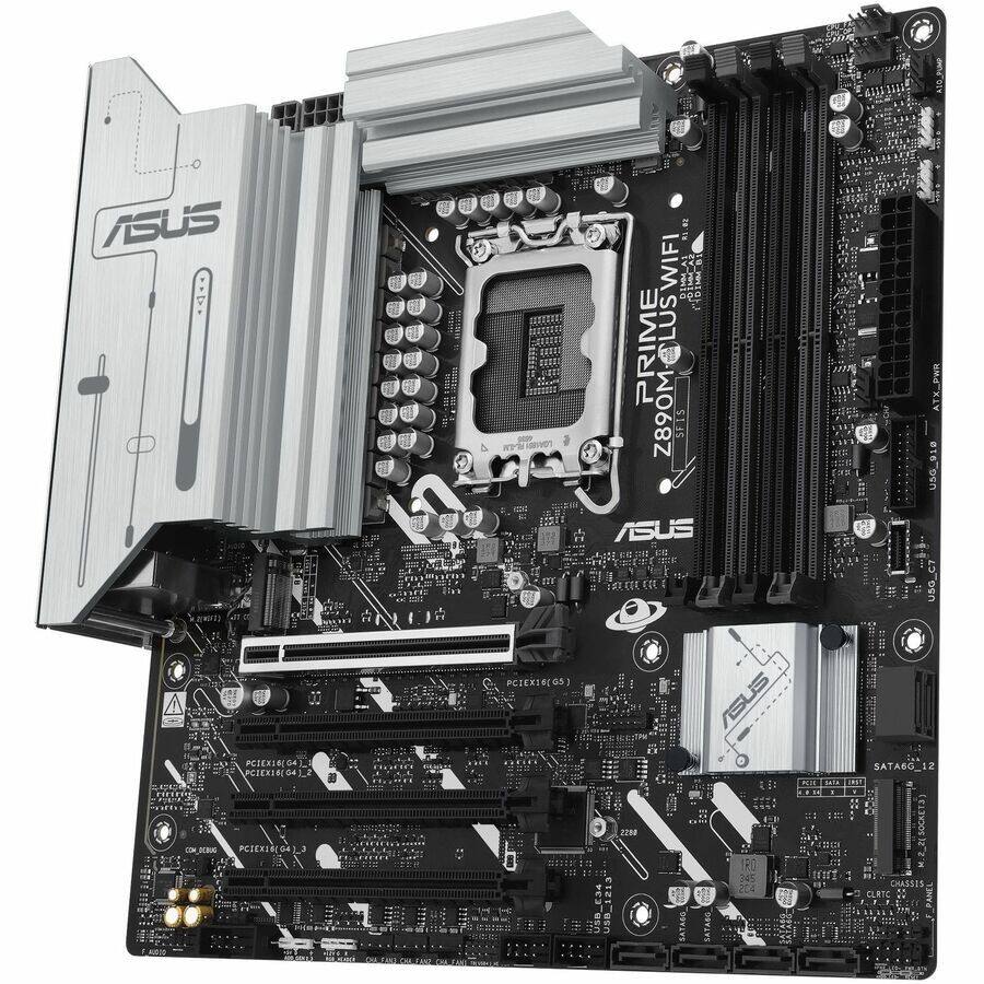 ASUS EXA NS.82 WIFI DIMM 10in PRIME Z890M-CLUS SIAS ASUS ATX_PWR BT6Toon IT TORE TEX0 PCIEX14(0412 B PCIEXIBEOS 19 SATA6G_12 JST 9 12M IEXIS(O43 AA 0 ags CLATC