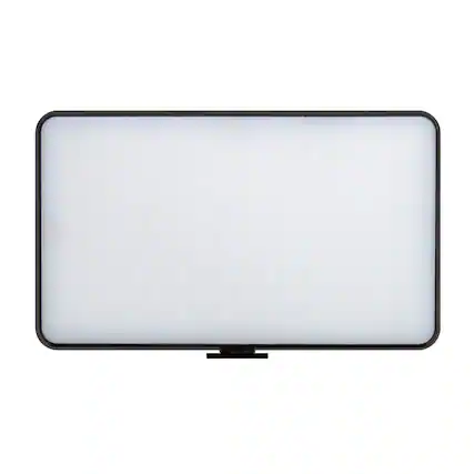 Front. iContact Camera - Adjustable Light Panel for Camera Pro - Black.