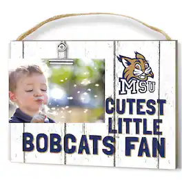 Jardine - Montana State Bobcats 8'' x 10'' Cutest Little Weathered Logo Clip Photo Frame - White