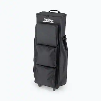 Front. On Stage Stands - On-Stage GR9000 Gig Rider (Live-Sound Equipment Transporter on Wheels for Mic and Speaker Stands, Microphones, Cables, - Black.