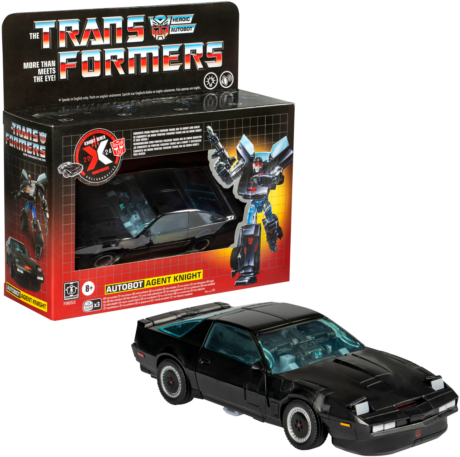 Collaborative Knight Rider x Transformers Autobot Agent Knight