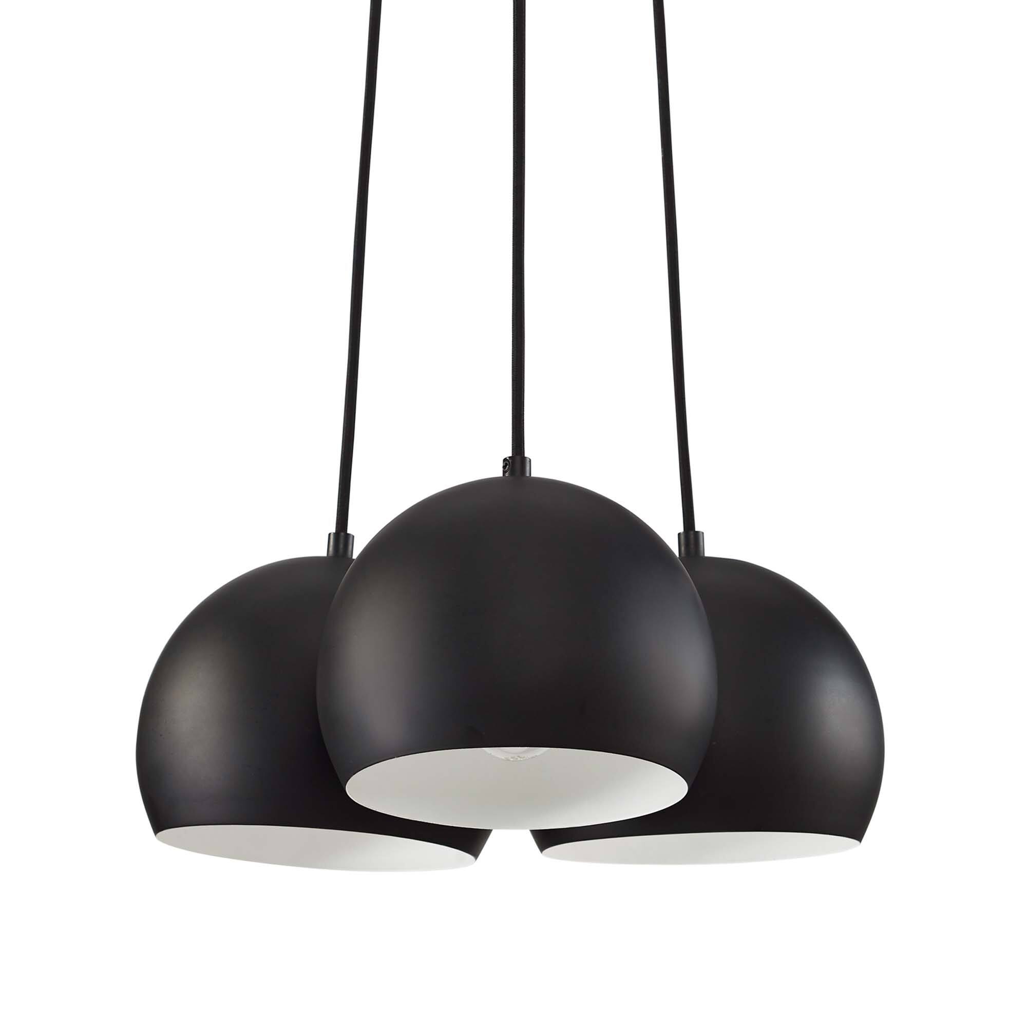 Alt View 3. Modway - Chalice 3-Light Metal Pendant by Modway - Black.