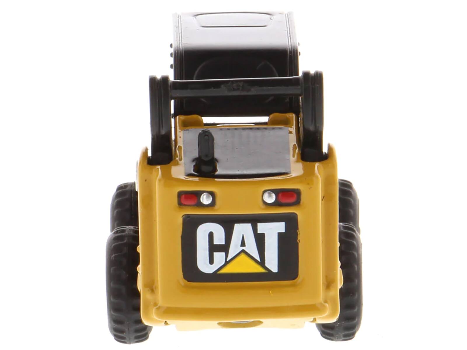 Alt View 4. Diecast Masters - CAT Caterpillar 272C Skid Steer Loader Yellow "Micro-Constructor" Series Diecast Model by Diecast Masters.
