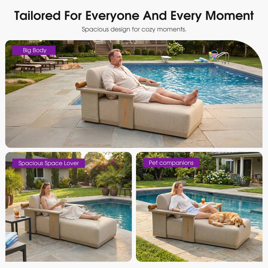 Tailored For Everyone And Every Moment  
Spacious design for cozy moments.  

Big Body  
Spacious Space Lover  
Pet companions