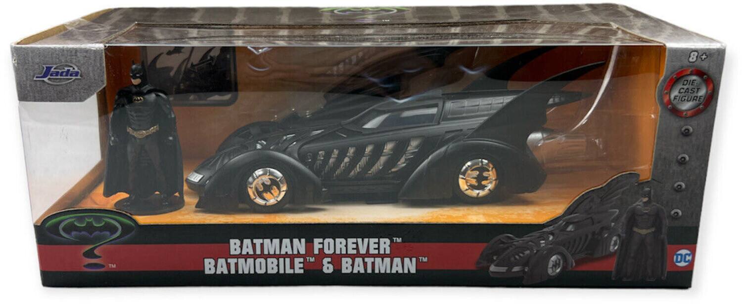 Jada 8+ DIE CAST FIGURE 1 M TM BATMAN FOREVER TM BATMOBILE & BATMAN DC