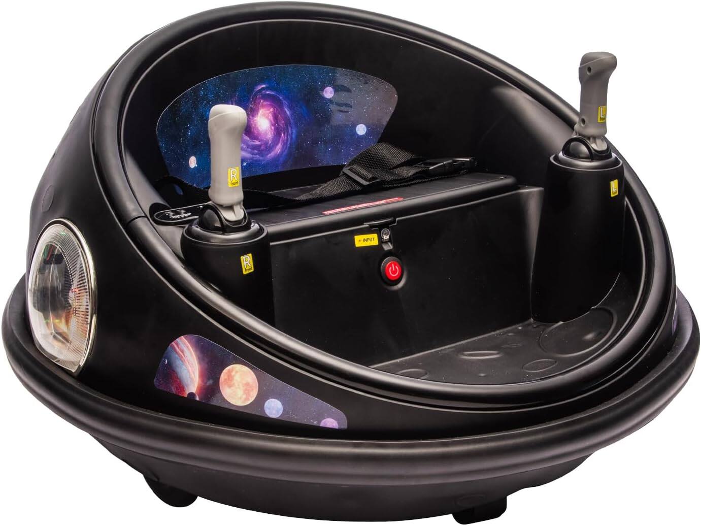 Electrodes Masters - Ride on Bumper Car with Remote Control, 12v Battery Powered Electric Bumper Car Toddler with 3 Speed, 360 Degree, LED - Black price history on PriceWatchPro