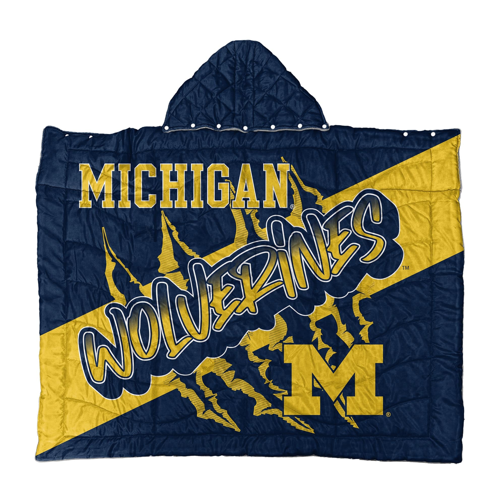Pegasus - Michigan Wolverines 50" x 60" Wearable Hero Cape - Multicolor