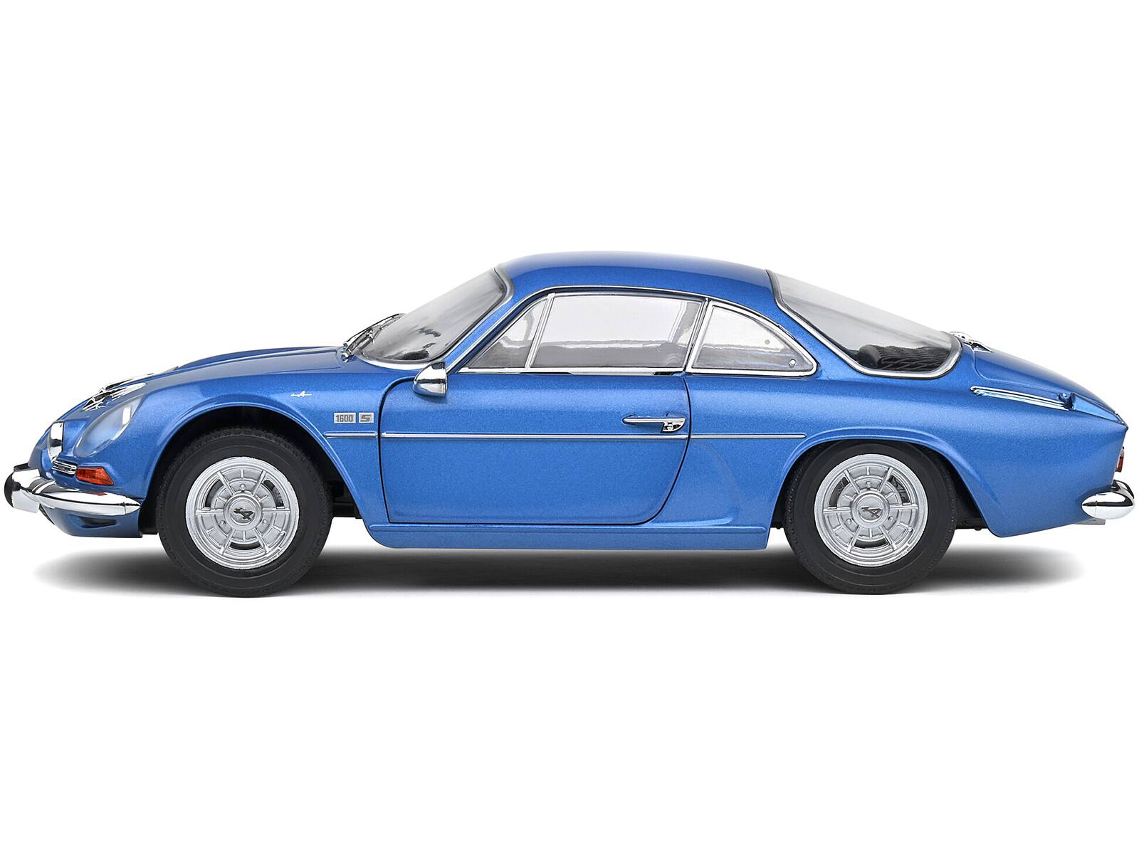 Back. Solido - 1969 Alpine A110 1600S Blue Alpine Metallic 1/18 Diecast Model Car by Solido - Blue Alpine Metallic.