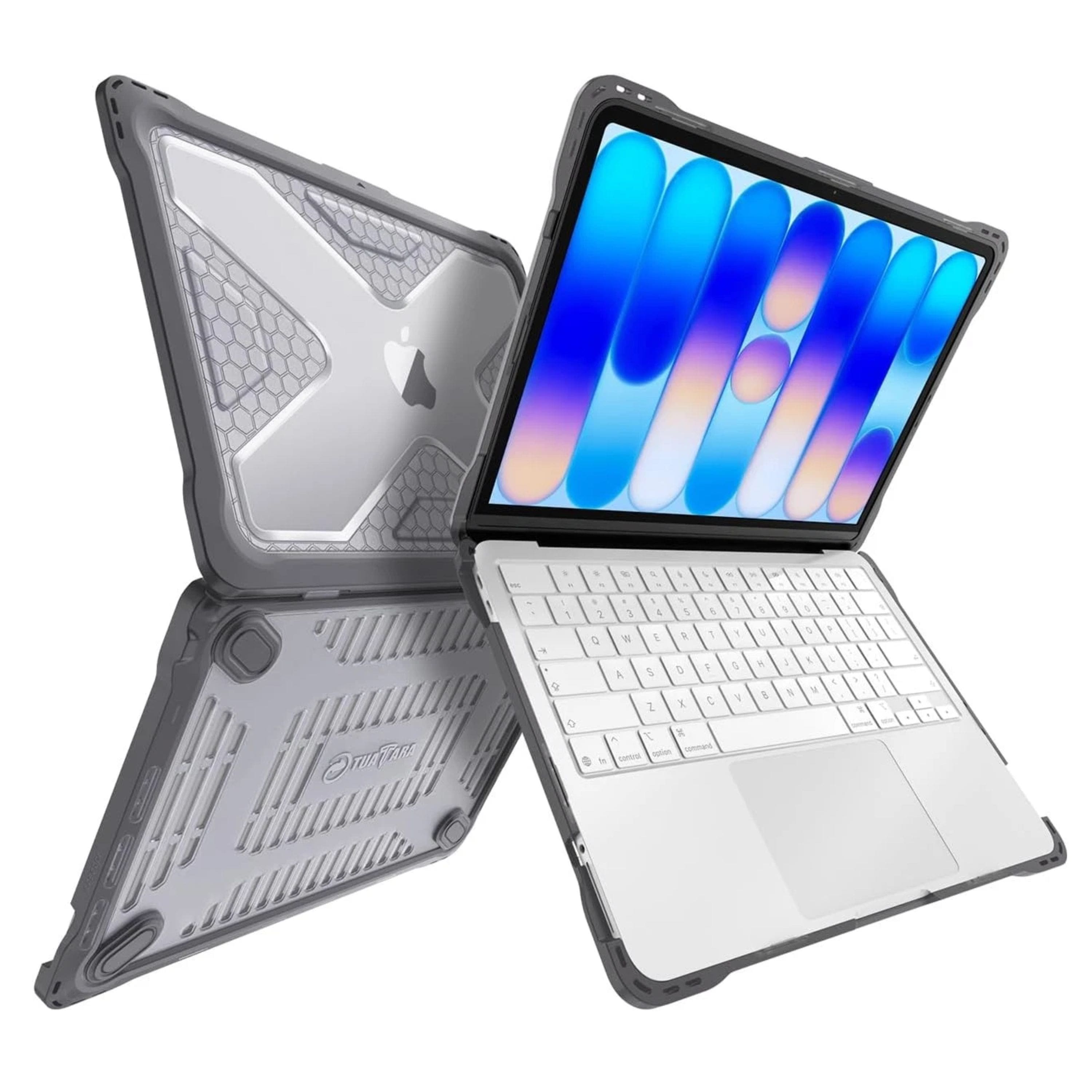 Kitcheniva - Shockproof Hard Shell Protective Case For MacBook Neo 13 inch A3404 (2026) - Gray