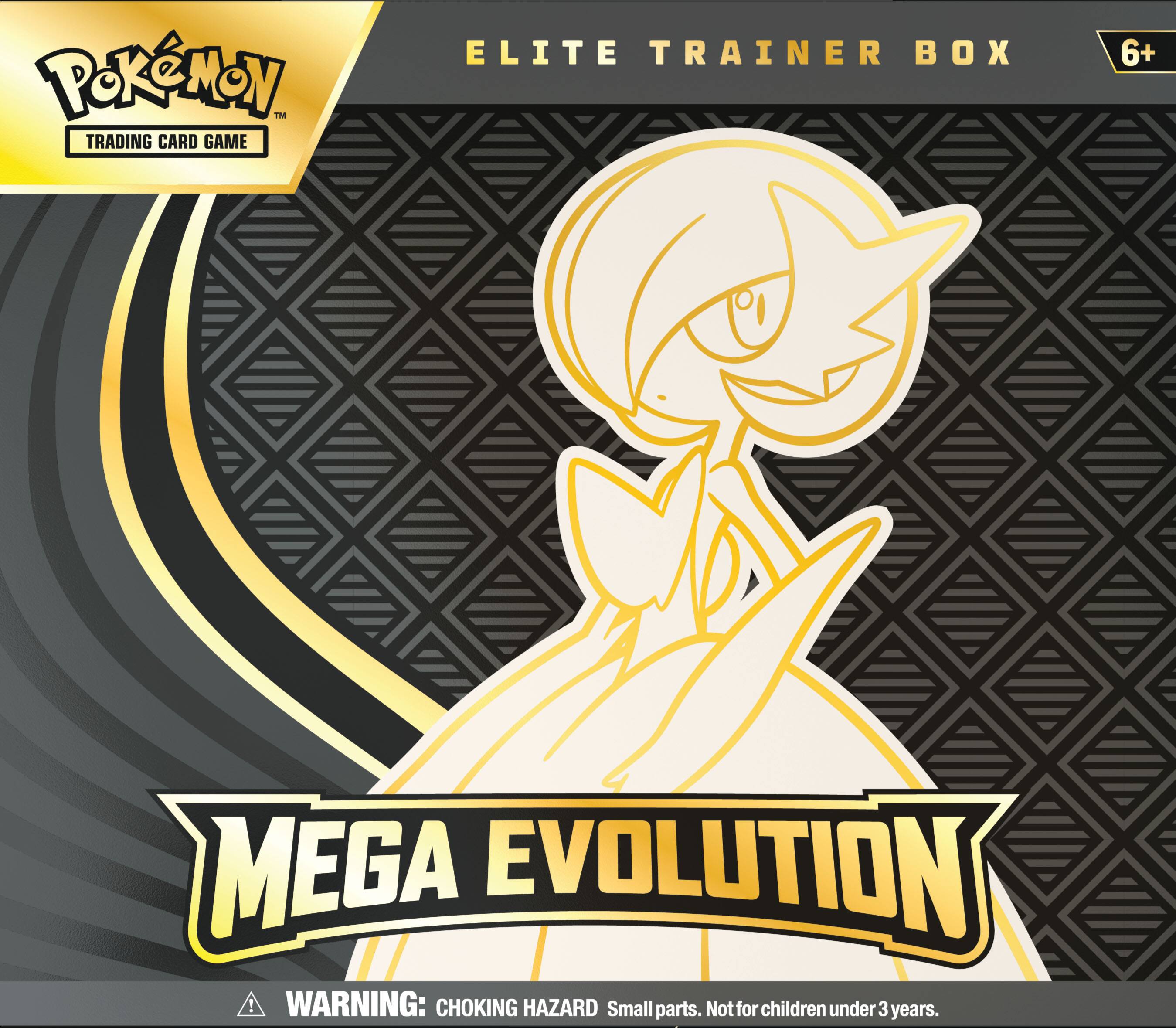 POKeMoN TRADING CARD GAME ELITE TRAINER BOX 6+ MEGA EVOLUTION ! WARNING: CHOKING HAZARD Small parts. Not for children under 3 years.