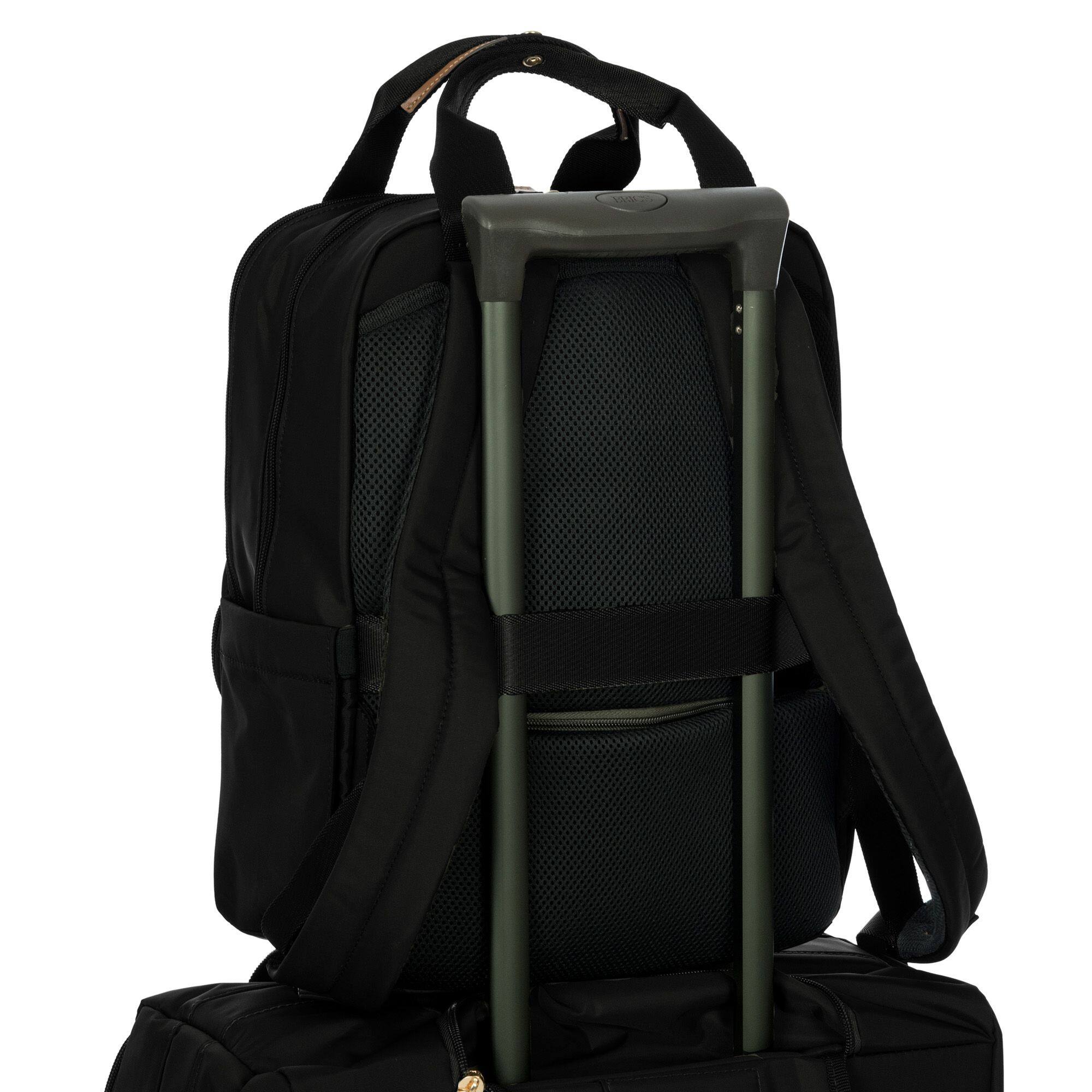 Left. Bric's - X-travel Urban Backpack, Black - Black.