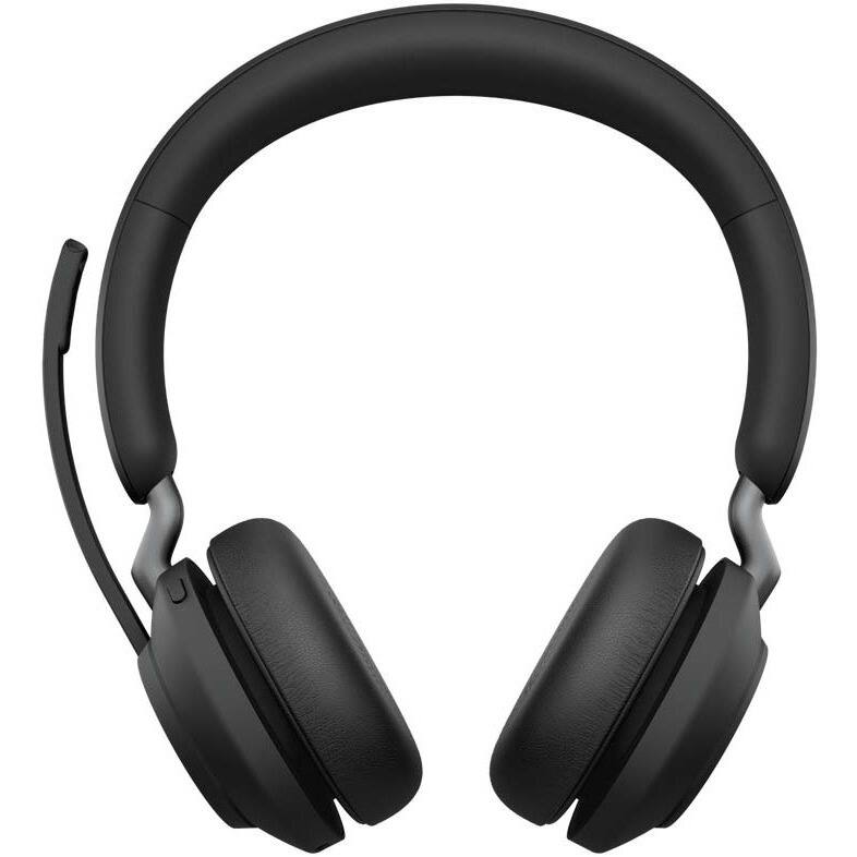 Alt View 4. Jabra - Jabra Evolve2 65 Headset - Stereo - USB Type C - Wireless - Bluetooth - Over-the-head - Binaural - Supra-aural - Black - Black.