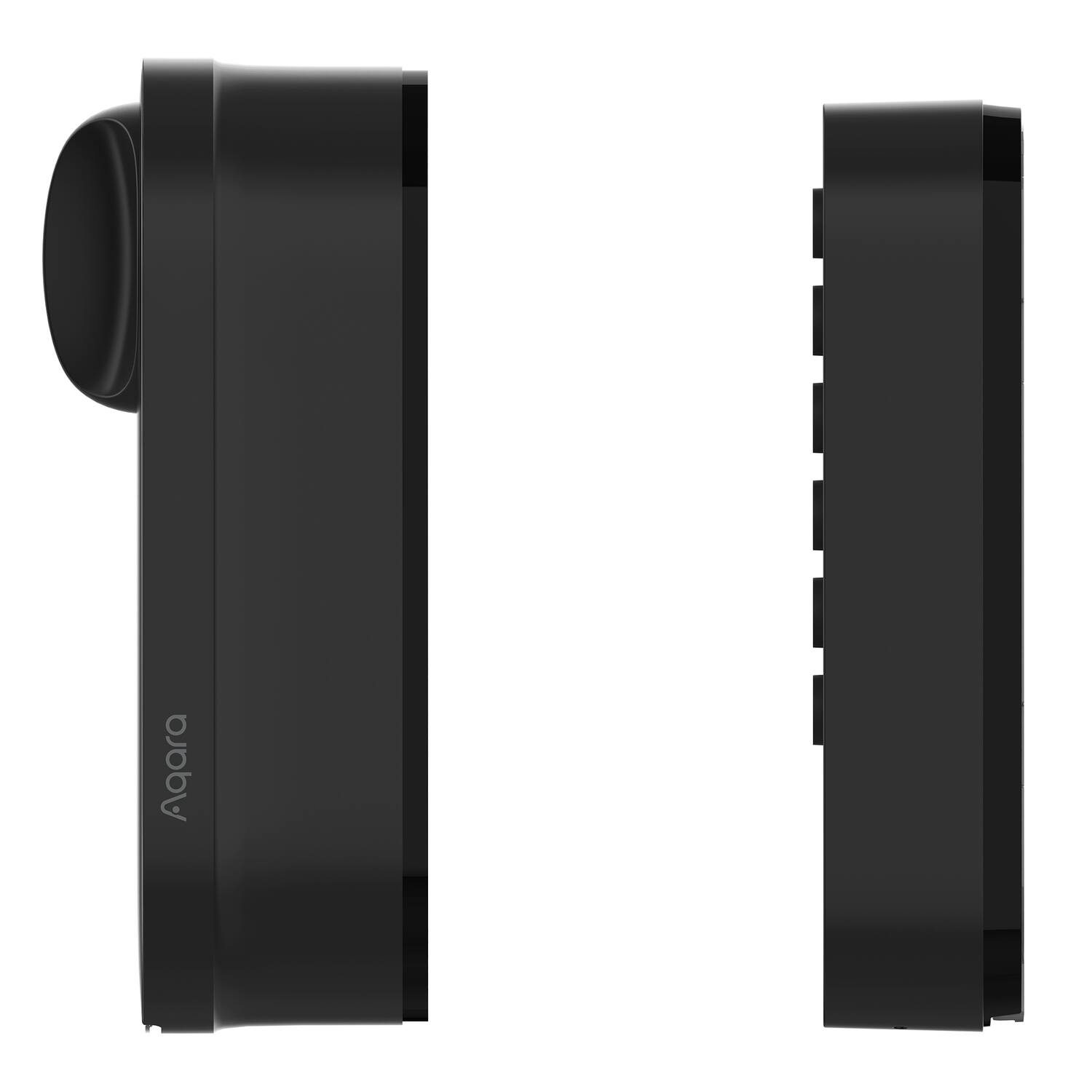 Alt View 1. Aqara - Aqara El-d02d Smart Lock U200 Deadbolt Kit With Built-in Fingerprint Reader And Keypad (black) - black.