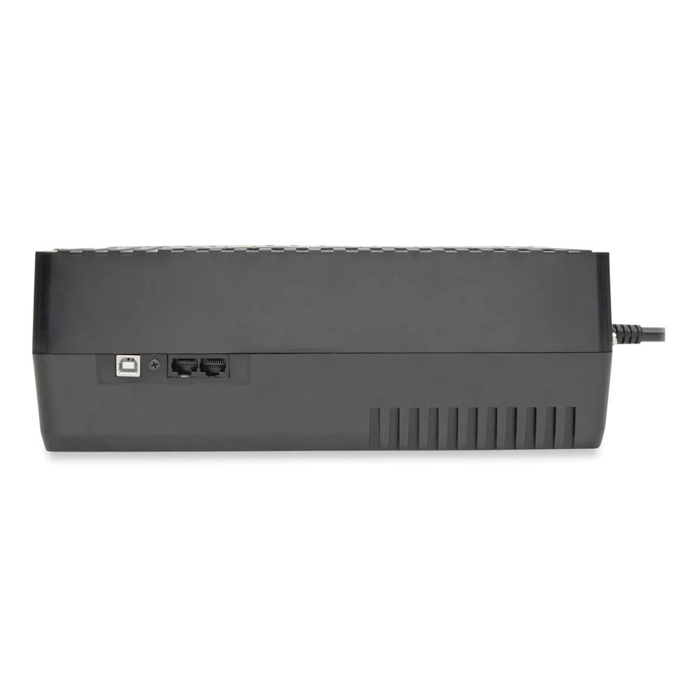 Back. Tripp Lite - Tripp Lite AVR750U AVR Series 750 VA 420 J Ultra-Compact 12-Outlet Line-Interactive UPS - Black.