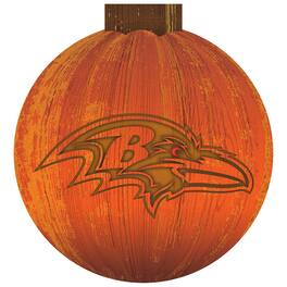 Fan Creations - Baltimore Ravens 12'' Pumpkin Sign - Orange