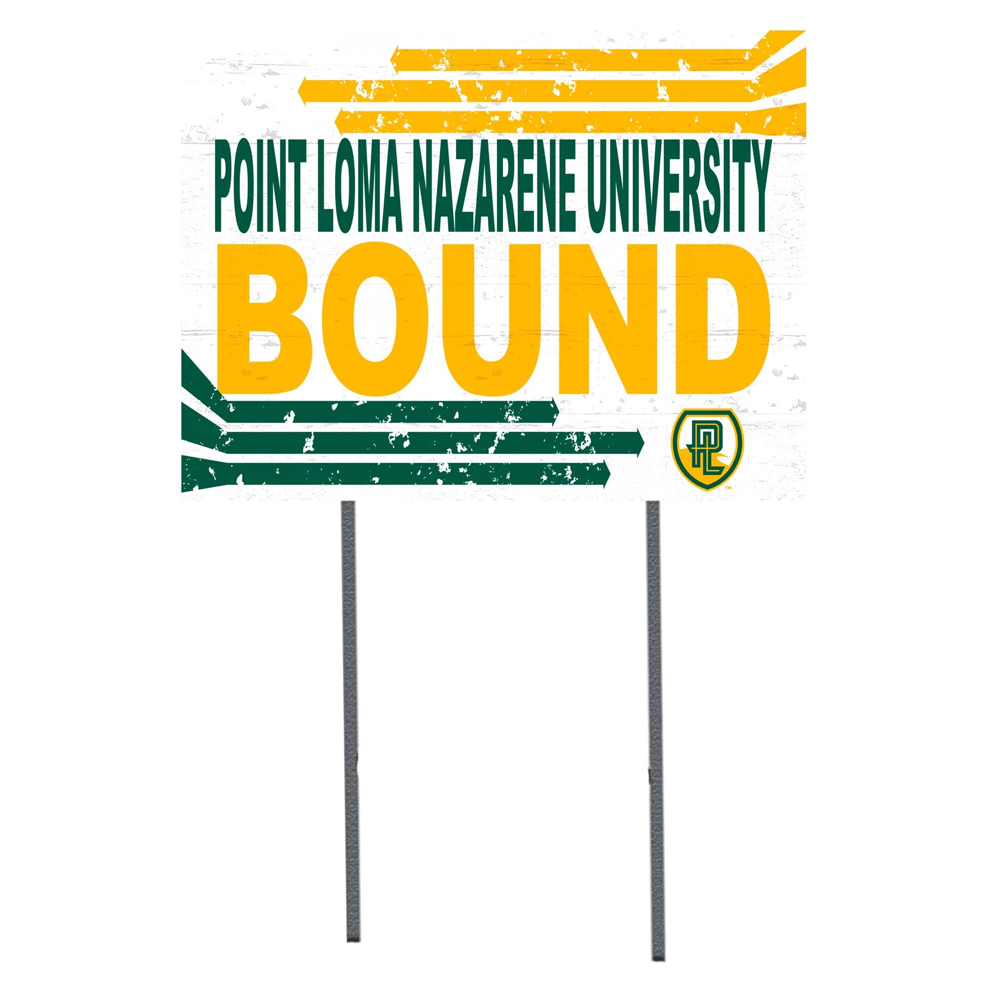 Jardine - Point Loma Sea Lions 18" x 24" Bound Yard Sign - White