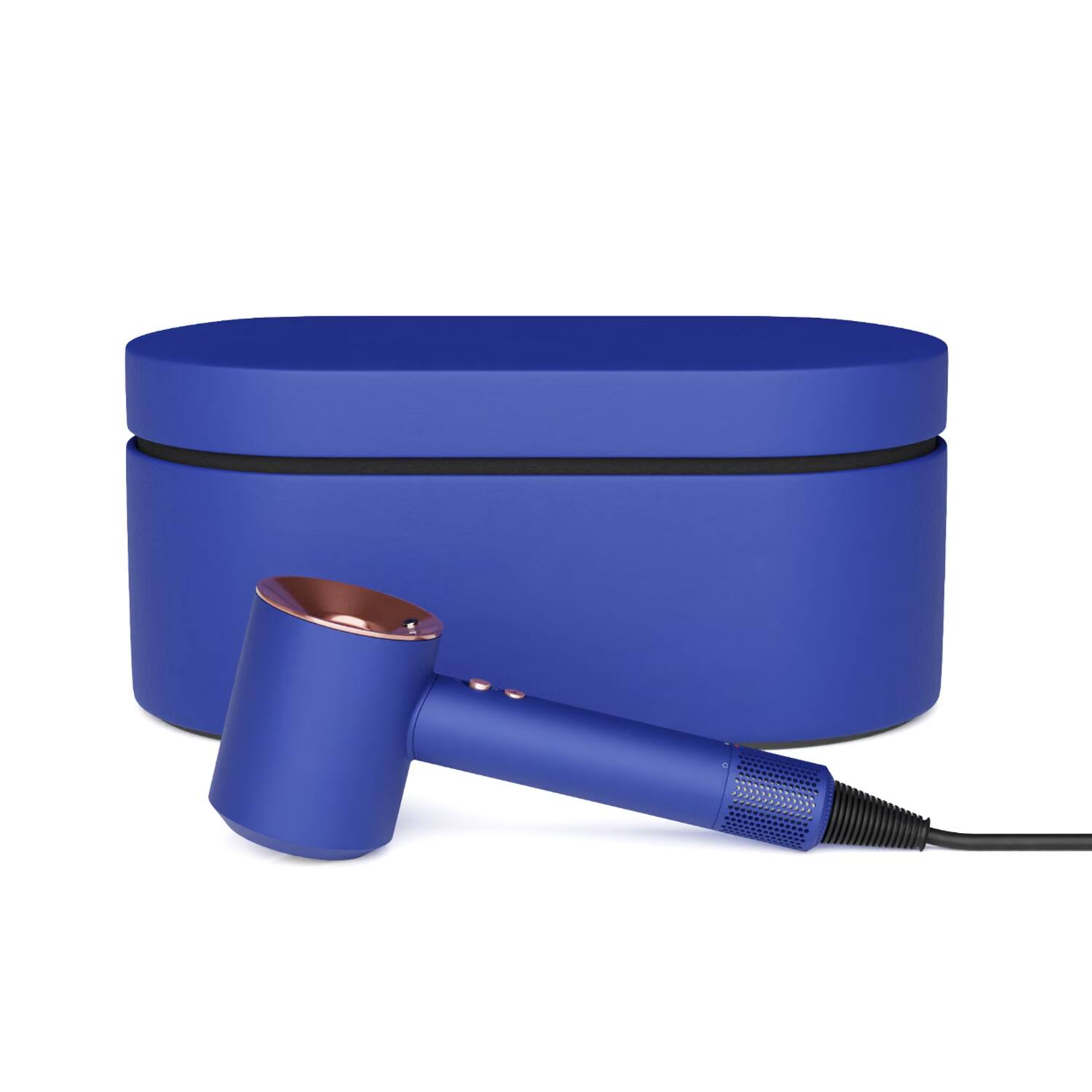 Left. Dyson - Supersonic Hair Dryer - Special Edition Blue/Rose.