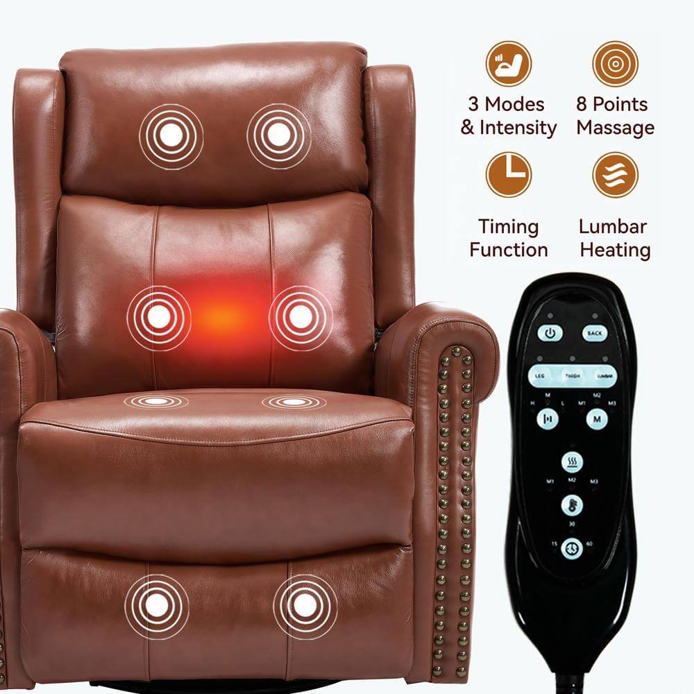 3 Modes & Intensity  
8 Points Massage  
Timing Function  
Lumbar Heating