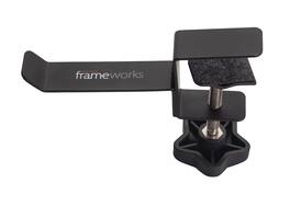 Gator Frameworks - Headphone Hanger for Desks, Clamps onto Desktop Edge, Works Alternatively as a Cable Hanger & Reduces Risk of Damage