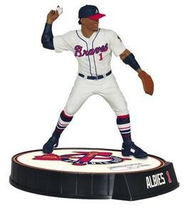 Imports Dragon - MLB Atlanta Braves 6 Inch Figure | Ozzie Albies - Blue