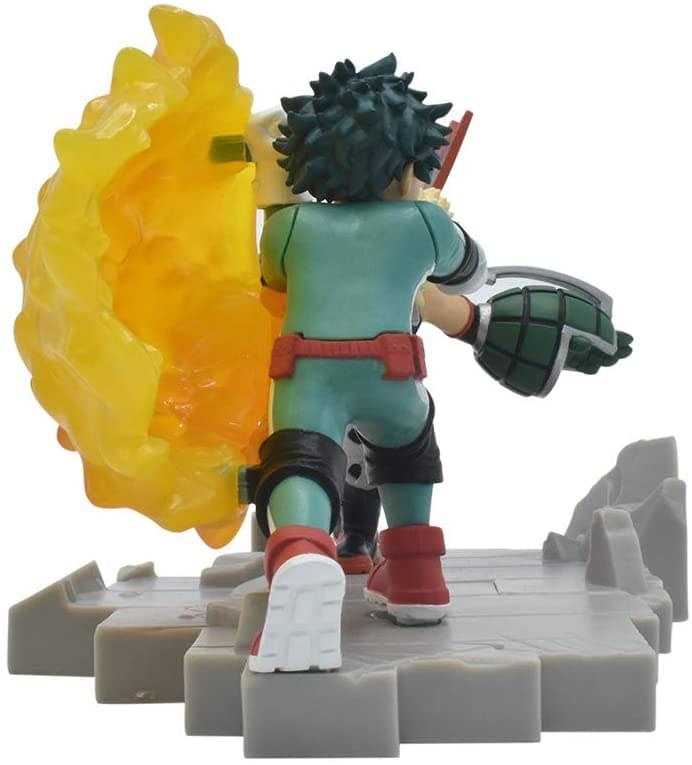 Alt View 1. Just Toys LLC - My Hero Academia Mega Craftable Figure Diorama | Deku vs Bakugo - Green.