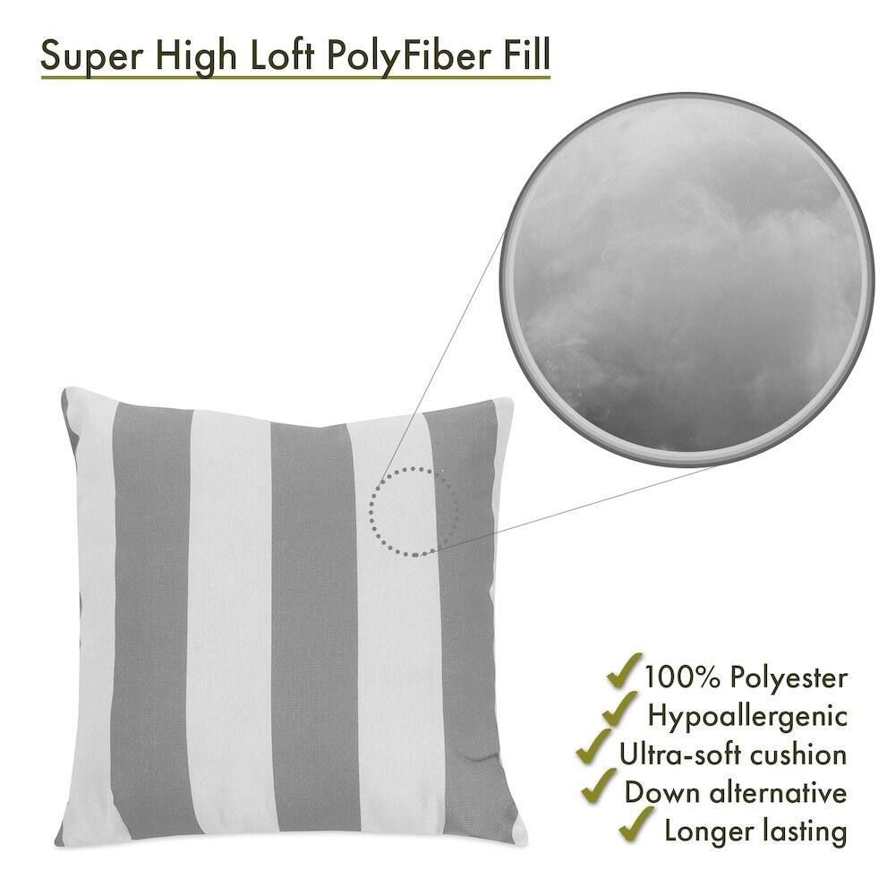 Super High Loft PolyFiber Fill

- 100% Polyester
- Hypoallergenic
- Ultra-soft cushion
- Down alternative
- Longer lasting