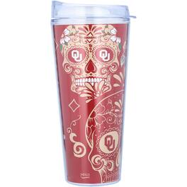 Indigo Falls - Oklahoma Sooners 22oz. D-a de los Muertos Tumbler - Multicolor